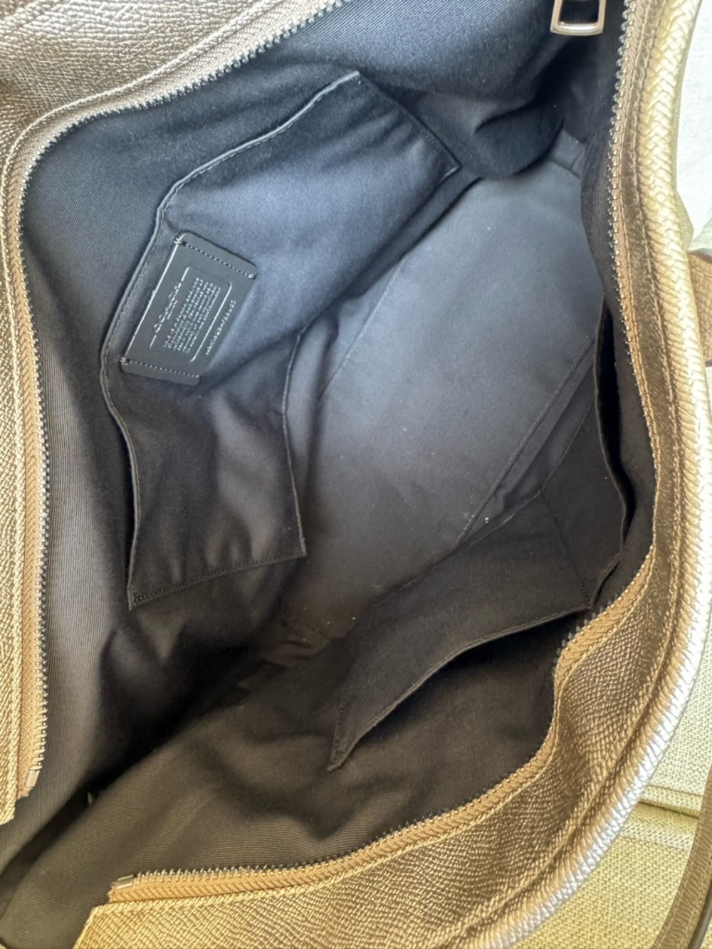 Coach Metallic Rose Gold Tote - Picture 14 of 15